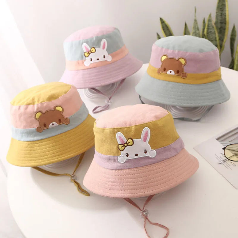 Animal Print Reversible Baby Bucket Hat