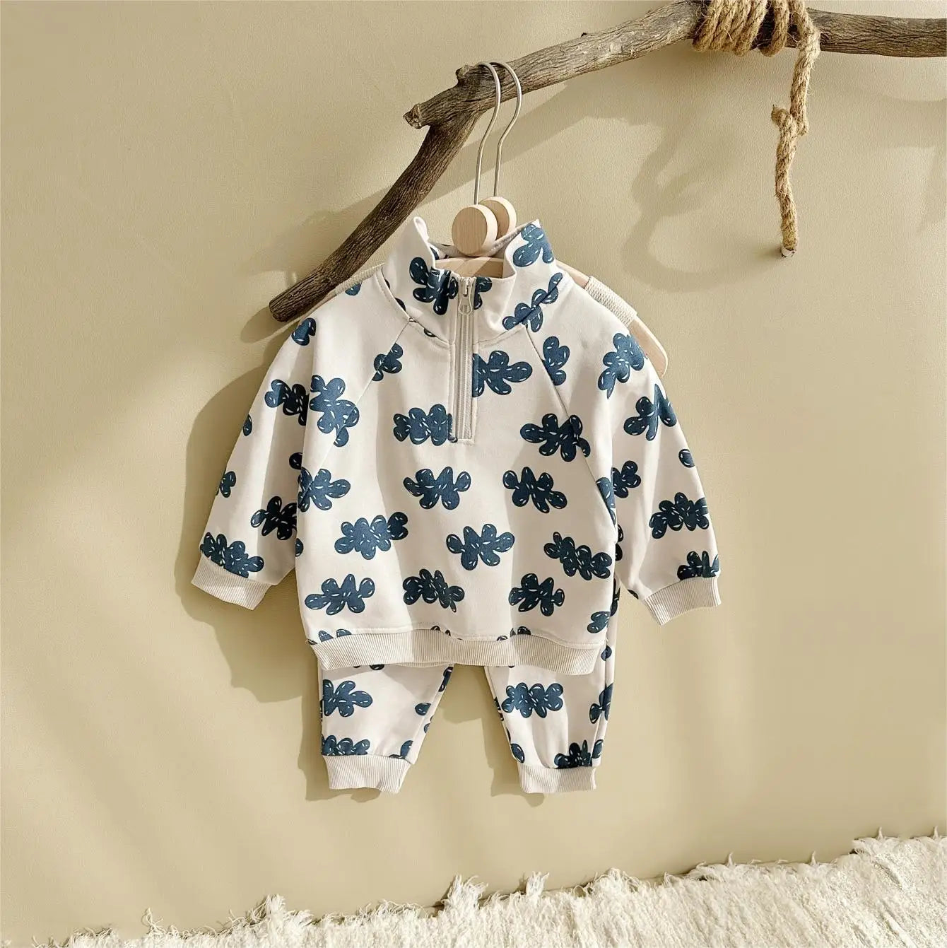 Turtleneck Cloud Jogger Set