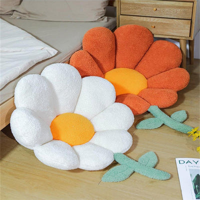 Plush Sunflower Cushion Pillow