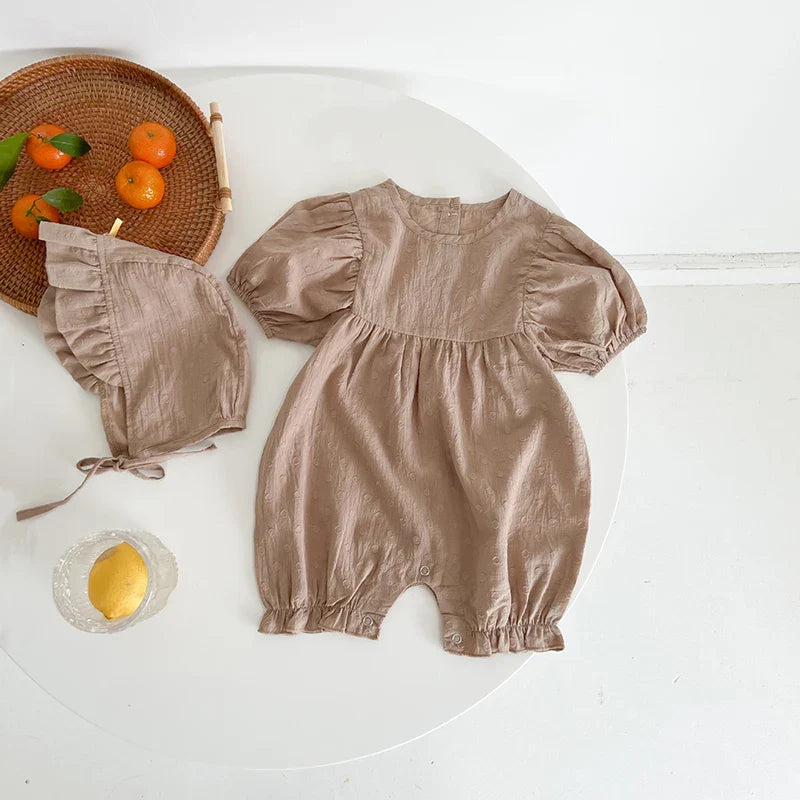Short Sleeve Jumpsuit Set