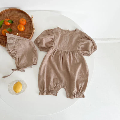 Short Sleeve Jumpsuit Set