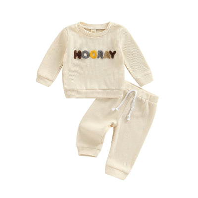 Waffle 3D Print Jogger Set