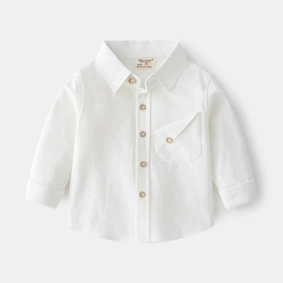 Slant Pocket Button-Up Shirt