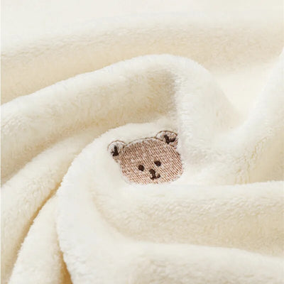 Snuggle Warm Baby Blanket with Embroidery Detail