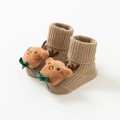 Cartoon Animal Patch Socks