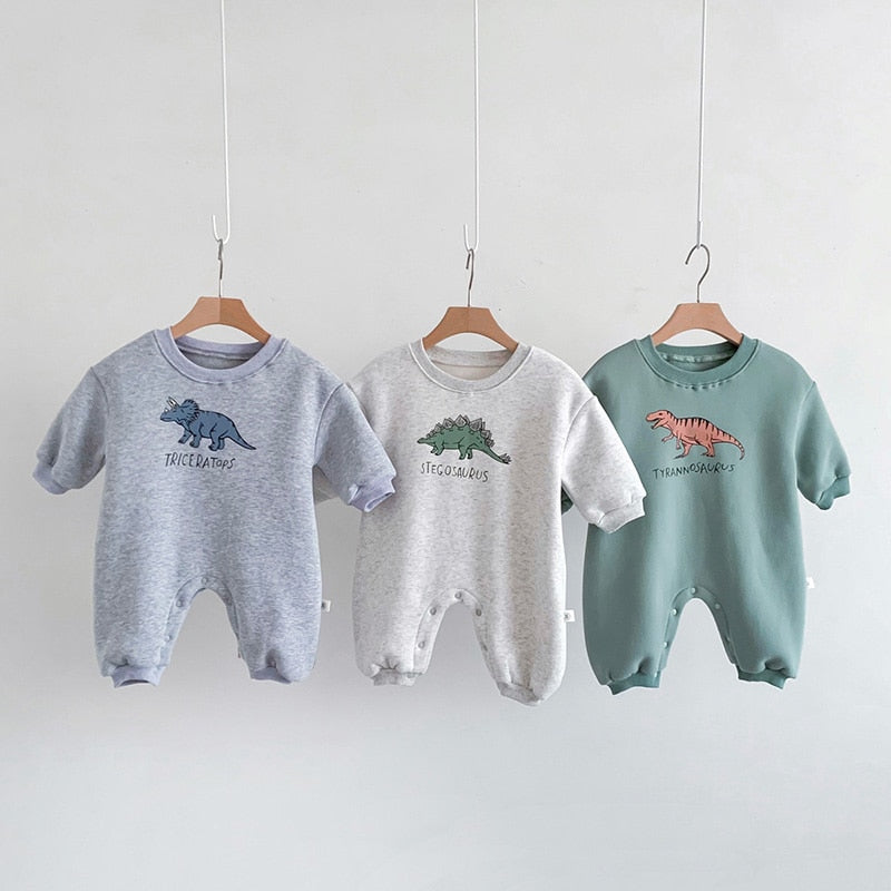 Cozy Dinosaur Jumpsuit
