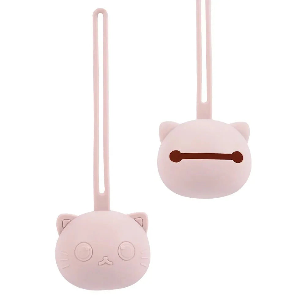 Silicone Cute Cat Shape Pacifier Holder