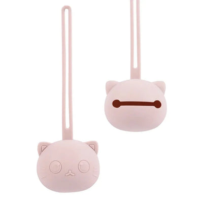 Silicone Cute Cat Shape Pacifier Holder
