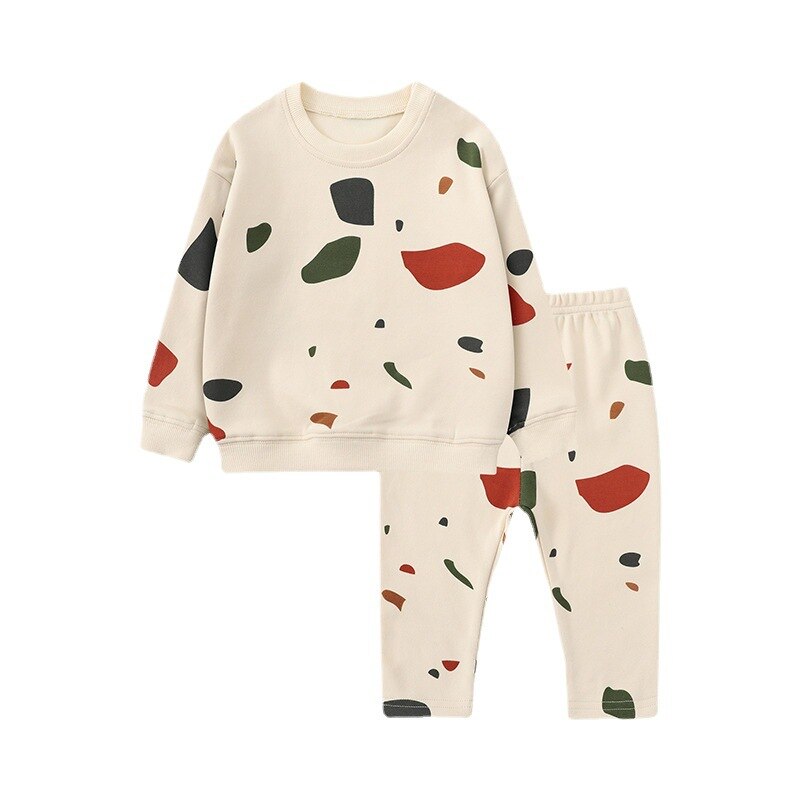 Abstract Printed Loungewear Set