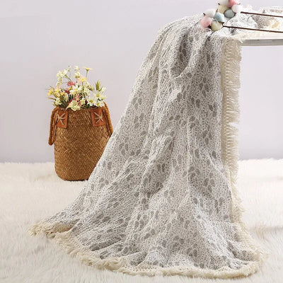 Floral Print Blanket Babies Bed Cover