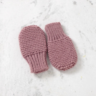 Newborn Knit Socks With Knit Mitten Gloves