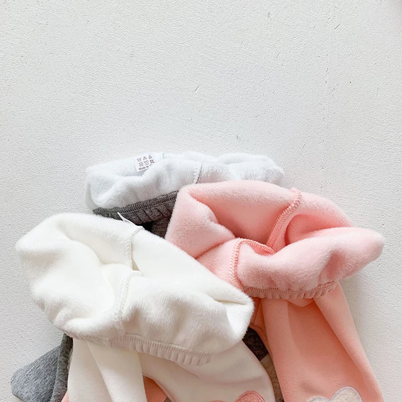 Baby Girl Heart Cotton Pants