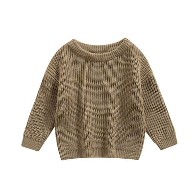 Oversized Knitted Round Neck Sweater