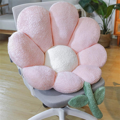 Plush Sunflower Cushion Pillow