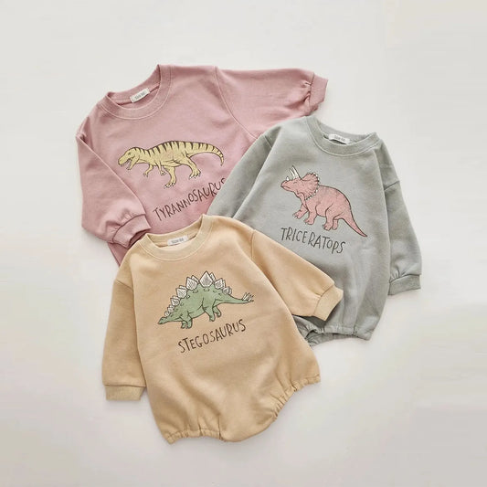 Dinosaur Long Sleeve Sweatshirt Bodysuit
