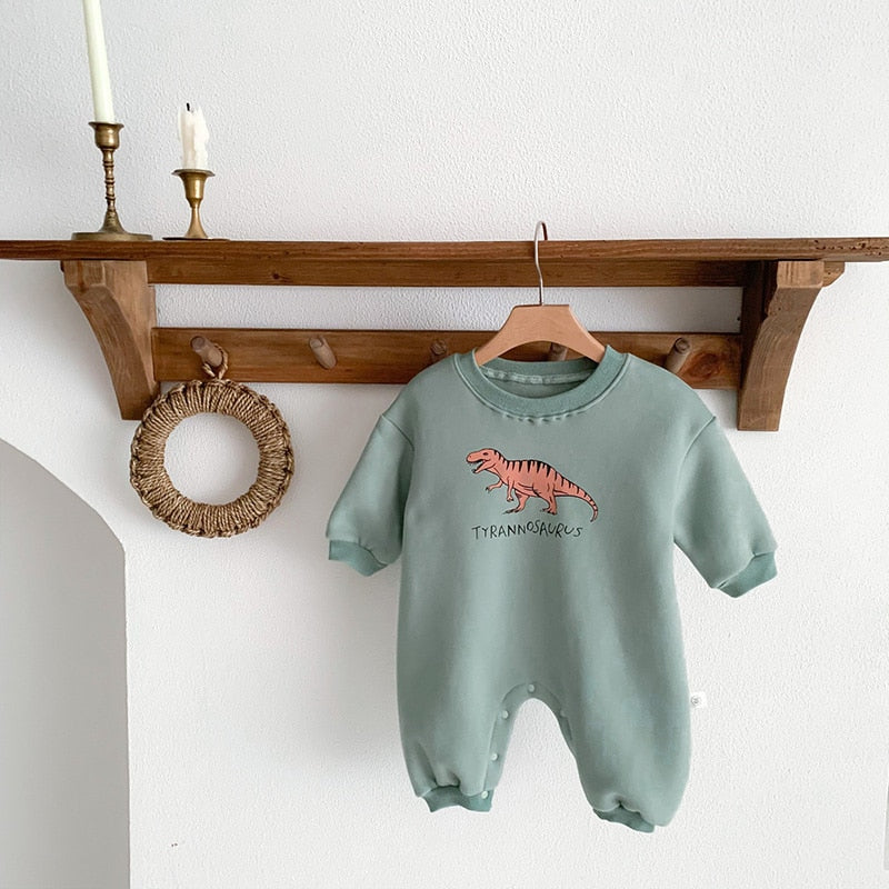 Cozy Dinosaur Jumpsuit