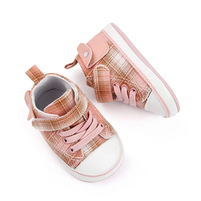 Baby Plaid Canvas Shoes