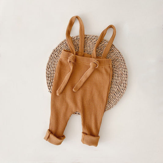 Solid Overalls Leggings