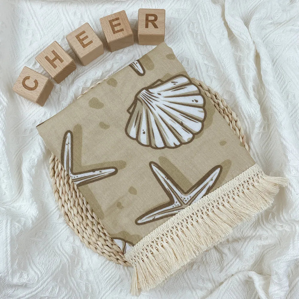 Floral Print Blanket Babies Bed Cover