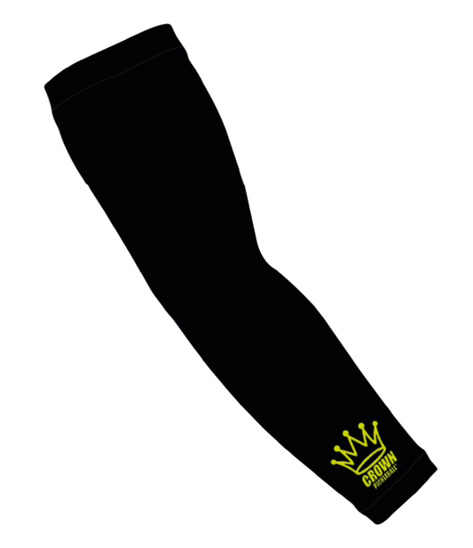 CROWN PICKLEBALL - SLEEVE - SERIOUS BLACK (Black/Yellow)
