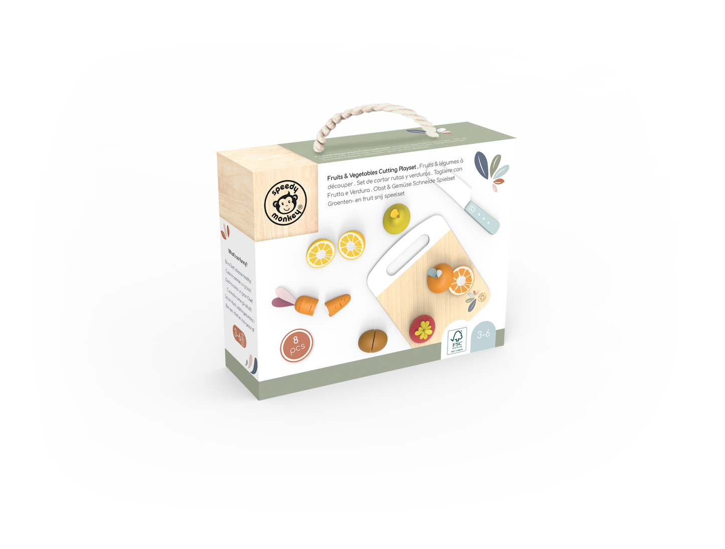 Fruits & Vegetables Cutting Playset