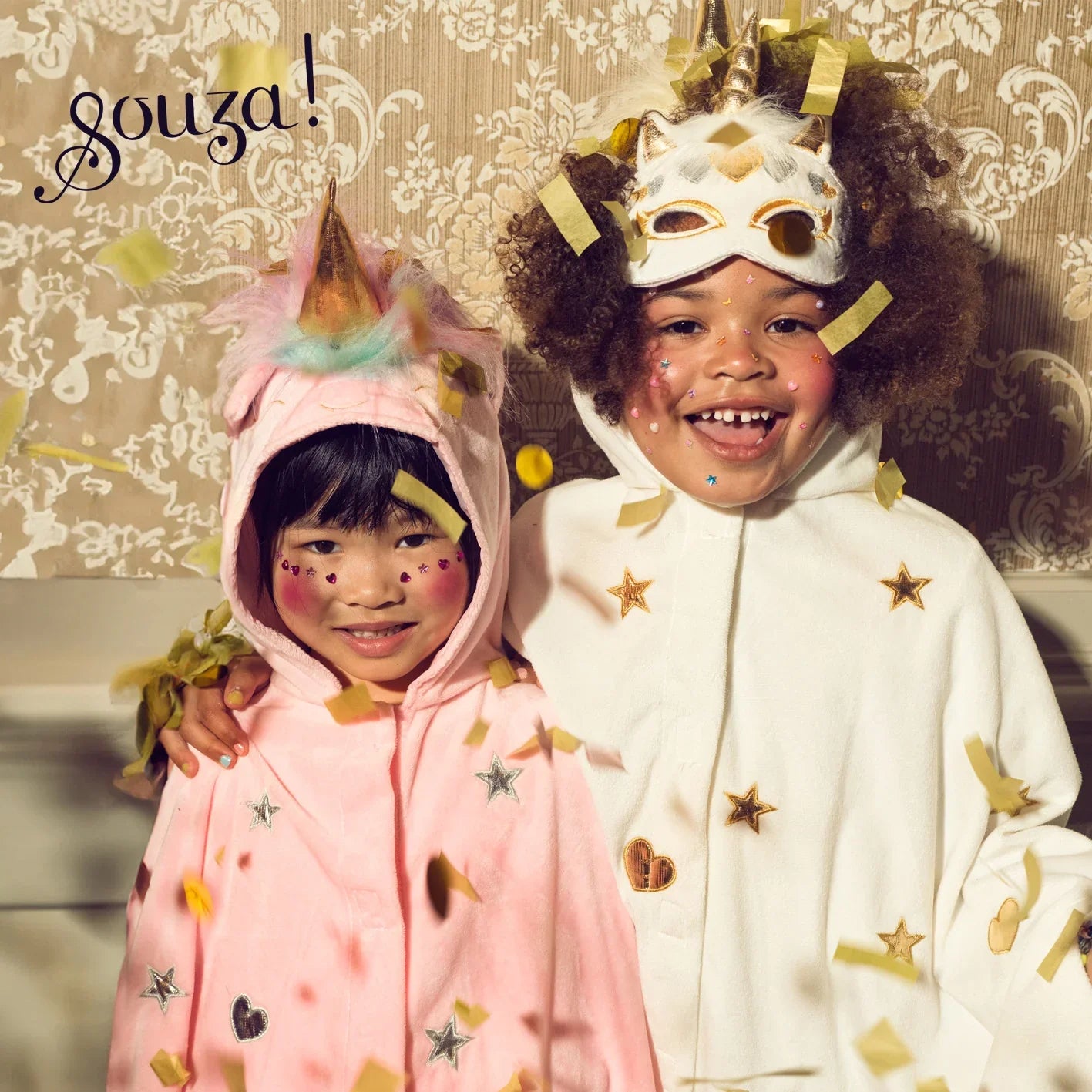 Unicorn cape pink (sz 4-8 yrs)