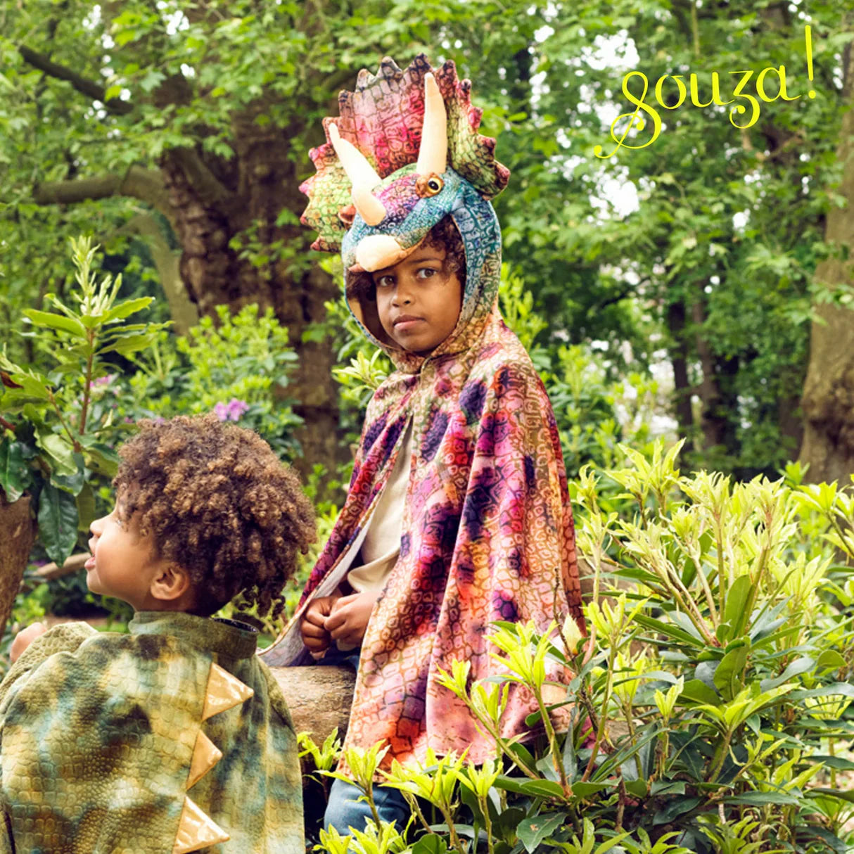 Triceratops cape (sz 4-7 yrs)