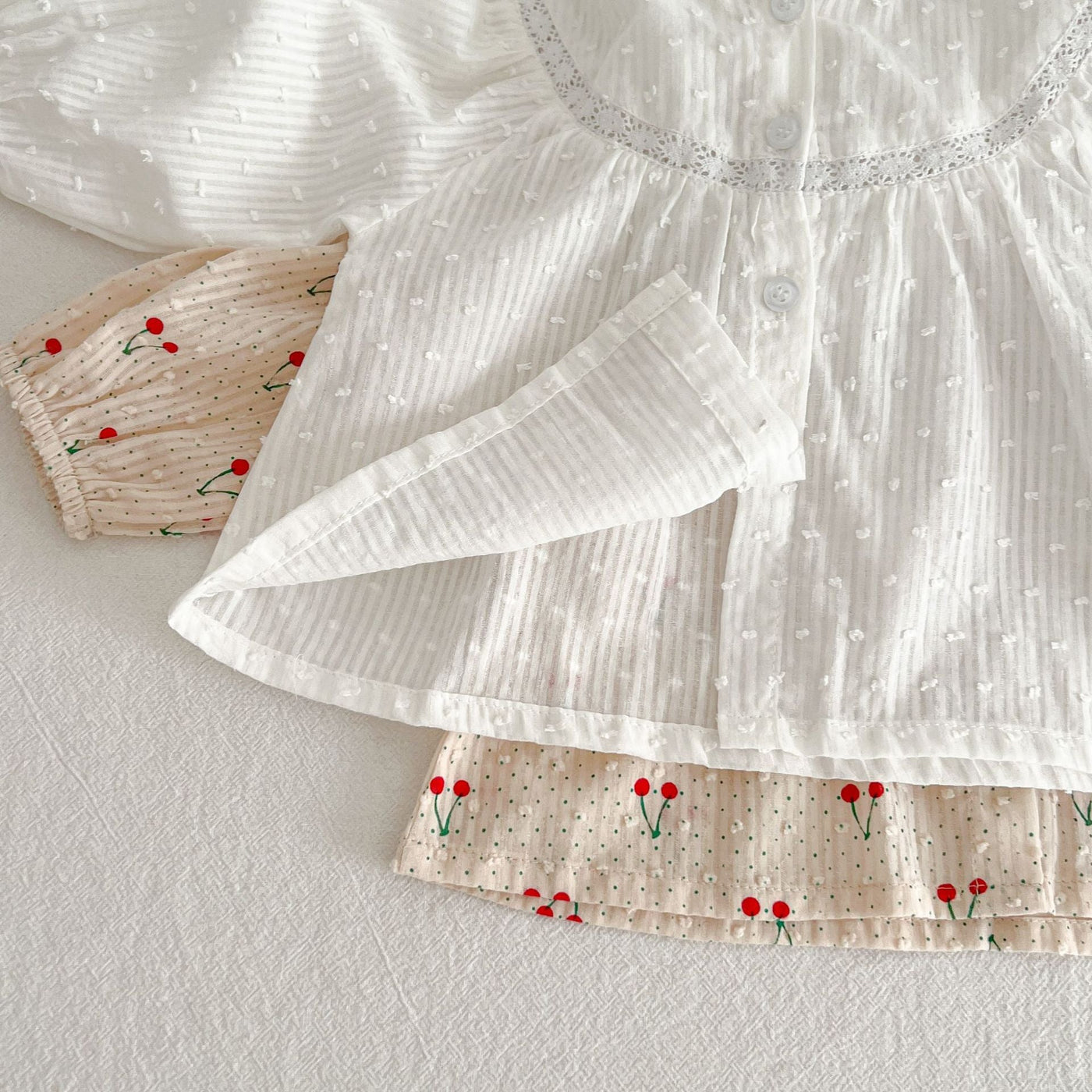 Baby Girl Hooded Poncho Blouse