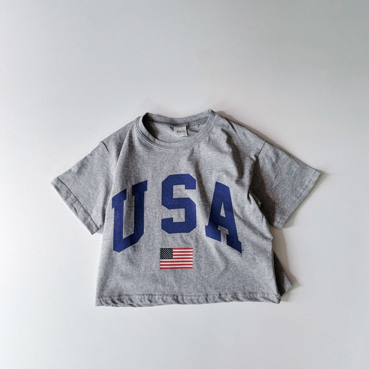 USA Print Short Sleeve T-Shirt