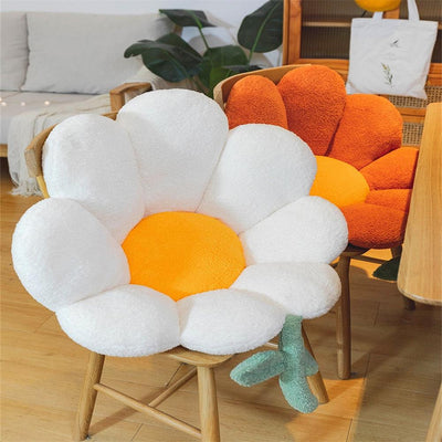 Plush Sunflower Cushion Pillow