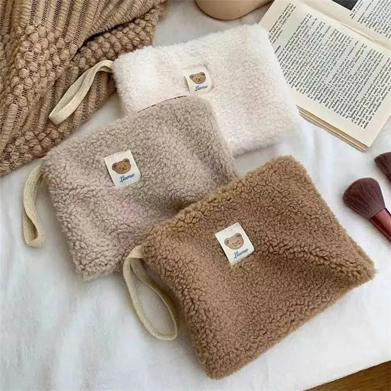 Cute Plush Travel Cosmetic Bag