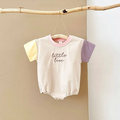 Little Love Color Block T-Shirt Bodysuit
