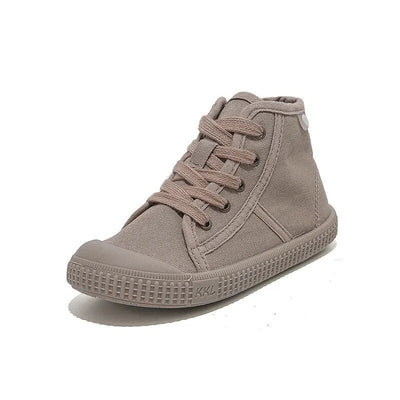 High Top Canvas Lace up Sneakers