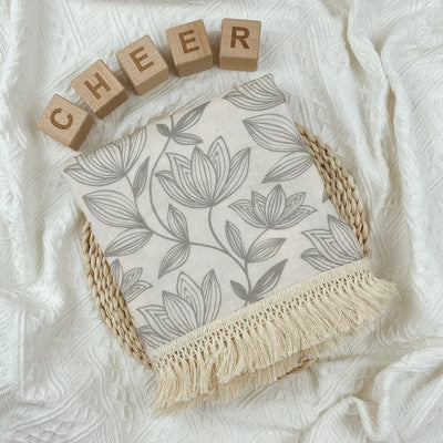 Floral Print Blanket Babies Bed Cover