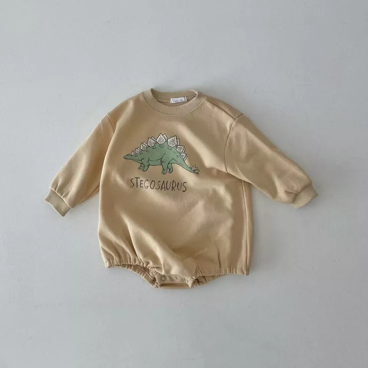 Dinosaur Long Sleeve Sweatshirt Bodysuit