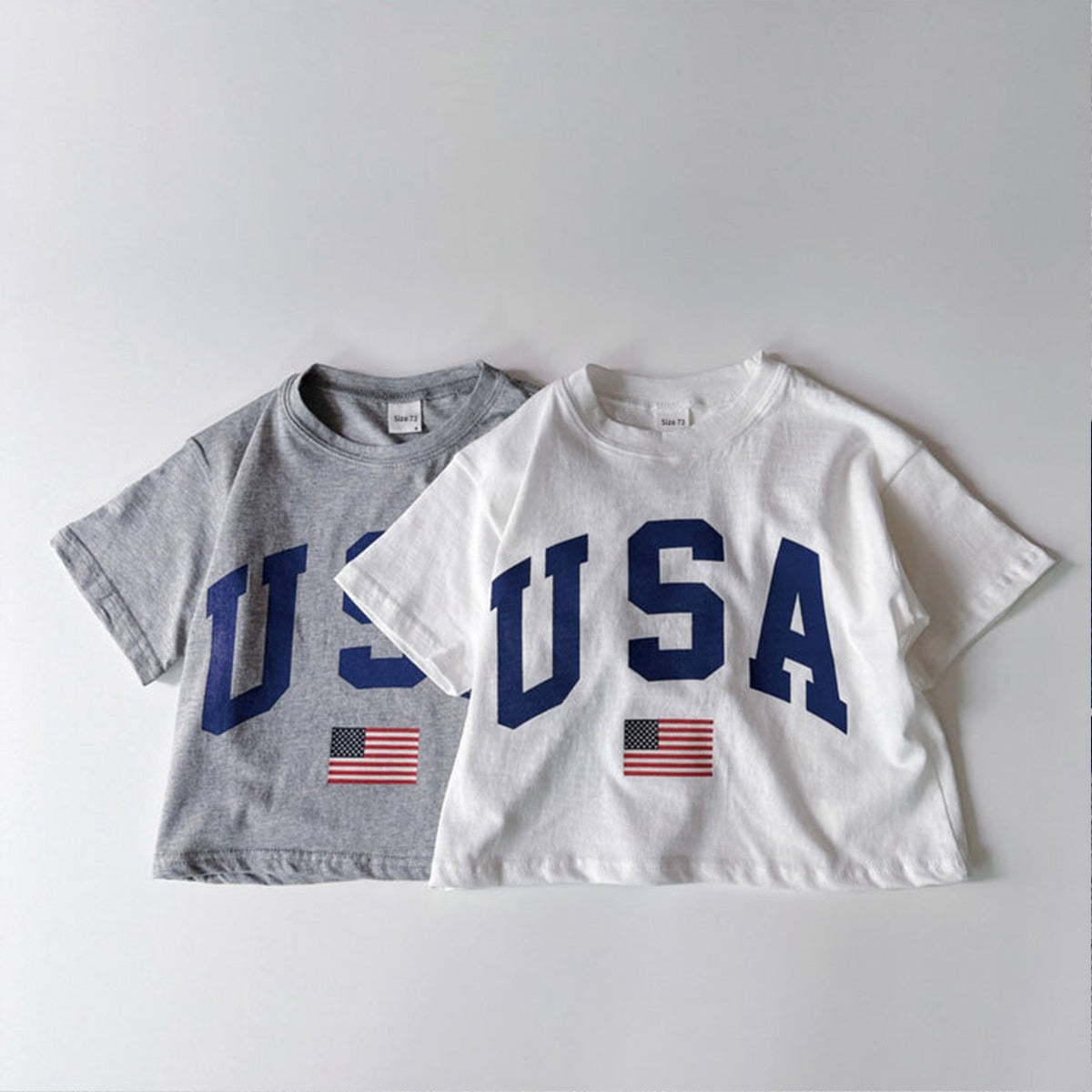 USA Print Short Sleeve T-Shirt