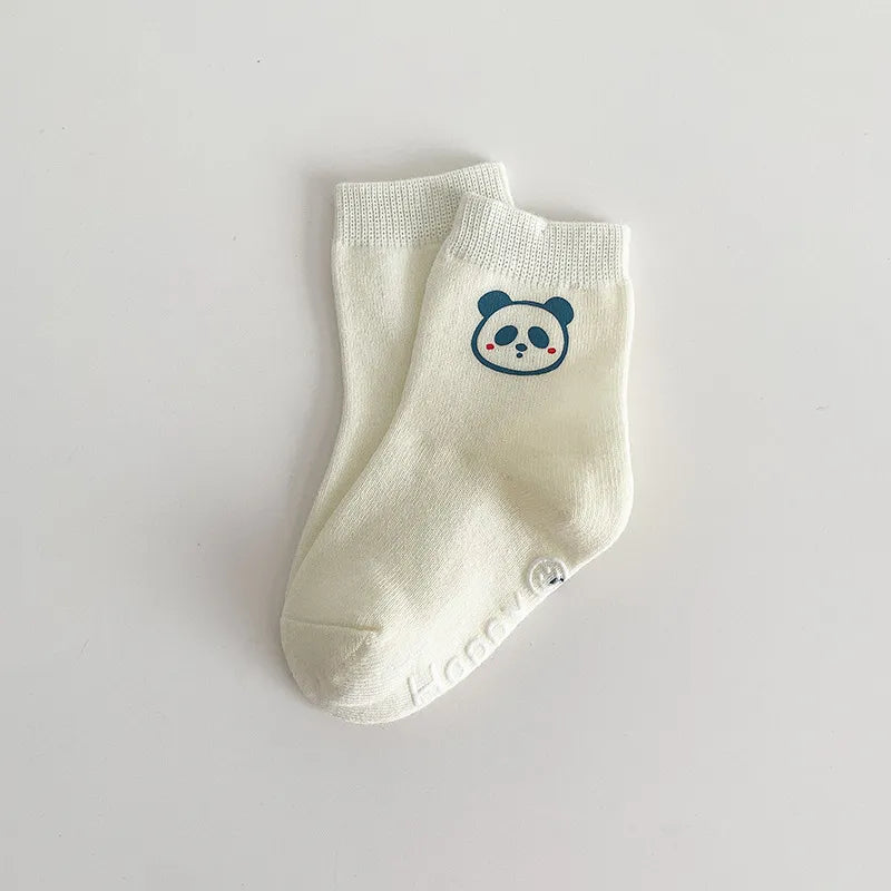 Animal Outlined Soft Floor Socks