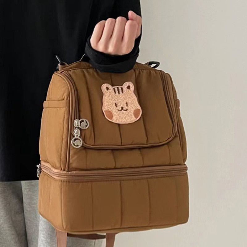 Insulated Double Level Cooler Lunch Bag