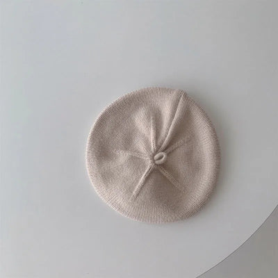 Kids Solid Beret Hat