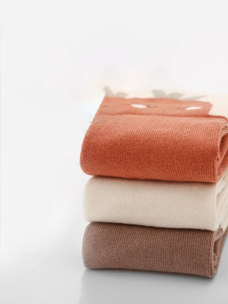 5 Pairs Comfy Cartoon Midi Socks