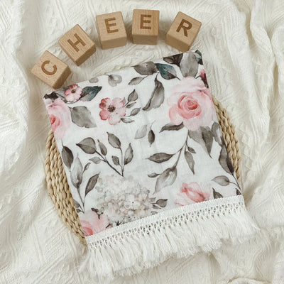 Floral Print Blanket Babies Bed Cover