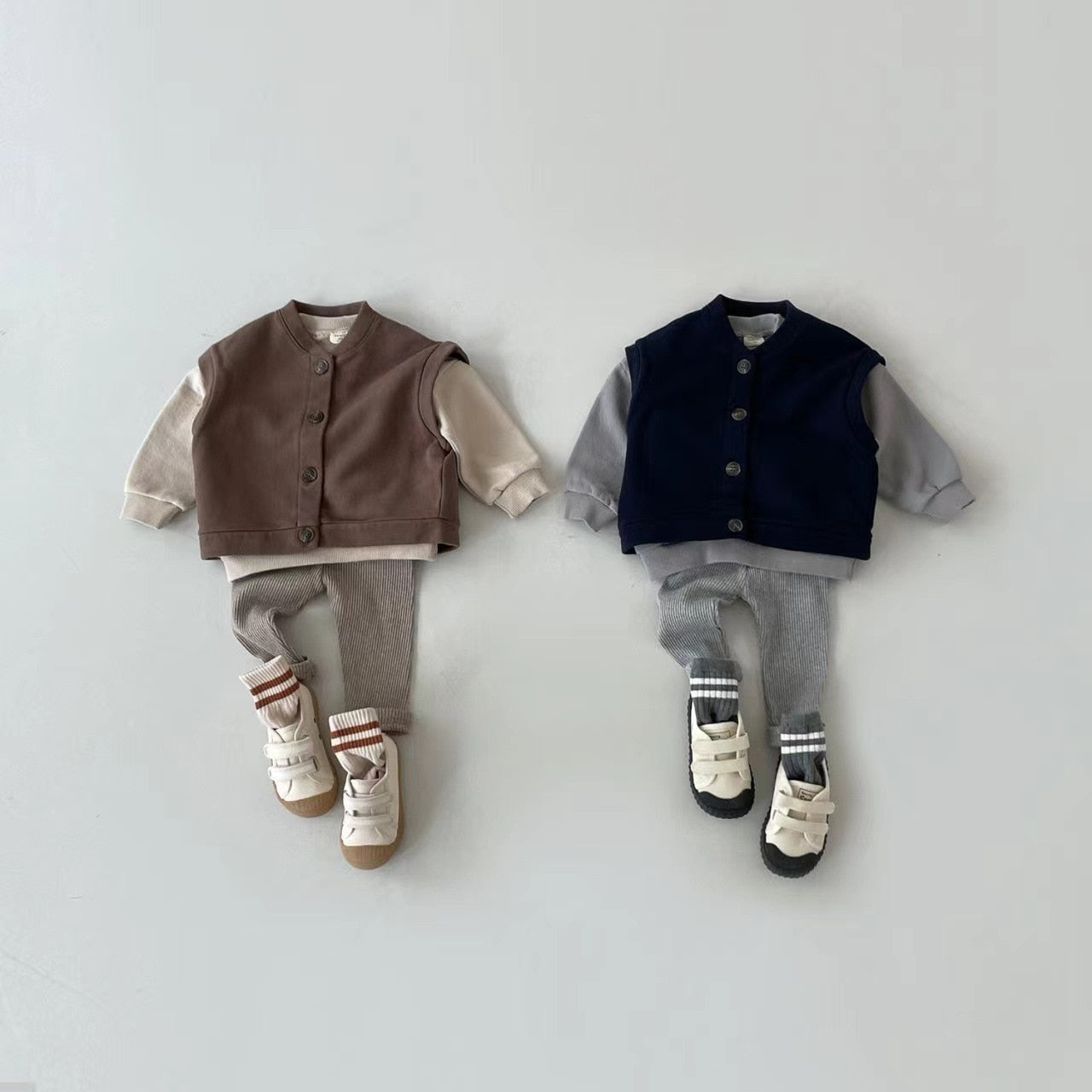 Girls Skinny Ribbed Pants