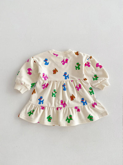 Siblings Dog Print Outfit