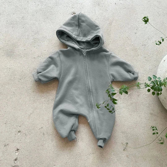 Casual Hooded Jumpsuit