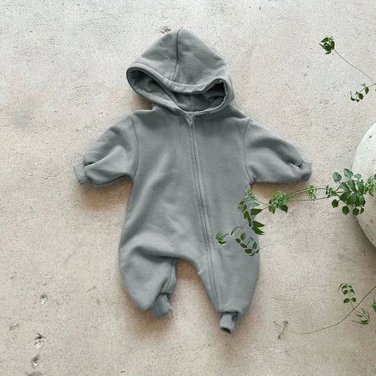 Casual Hooded Jumpsuit