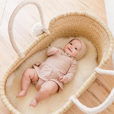 African Moses Basket<br>Cream Handle