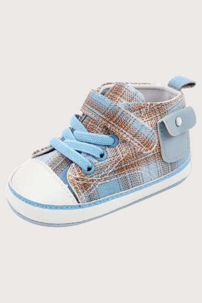Baby Plaid Canvas Shoes