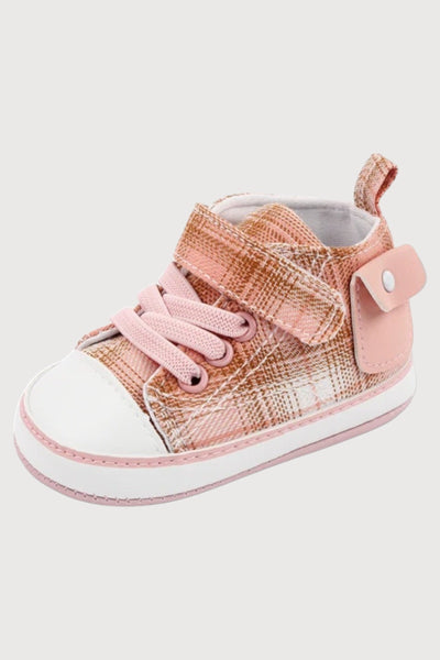 Baby Plaid Canvas Shoes