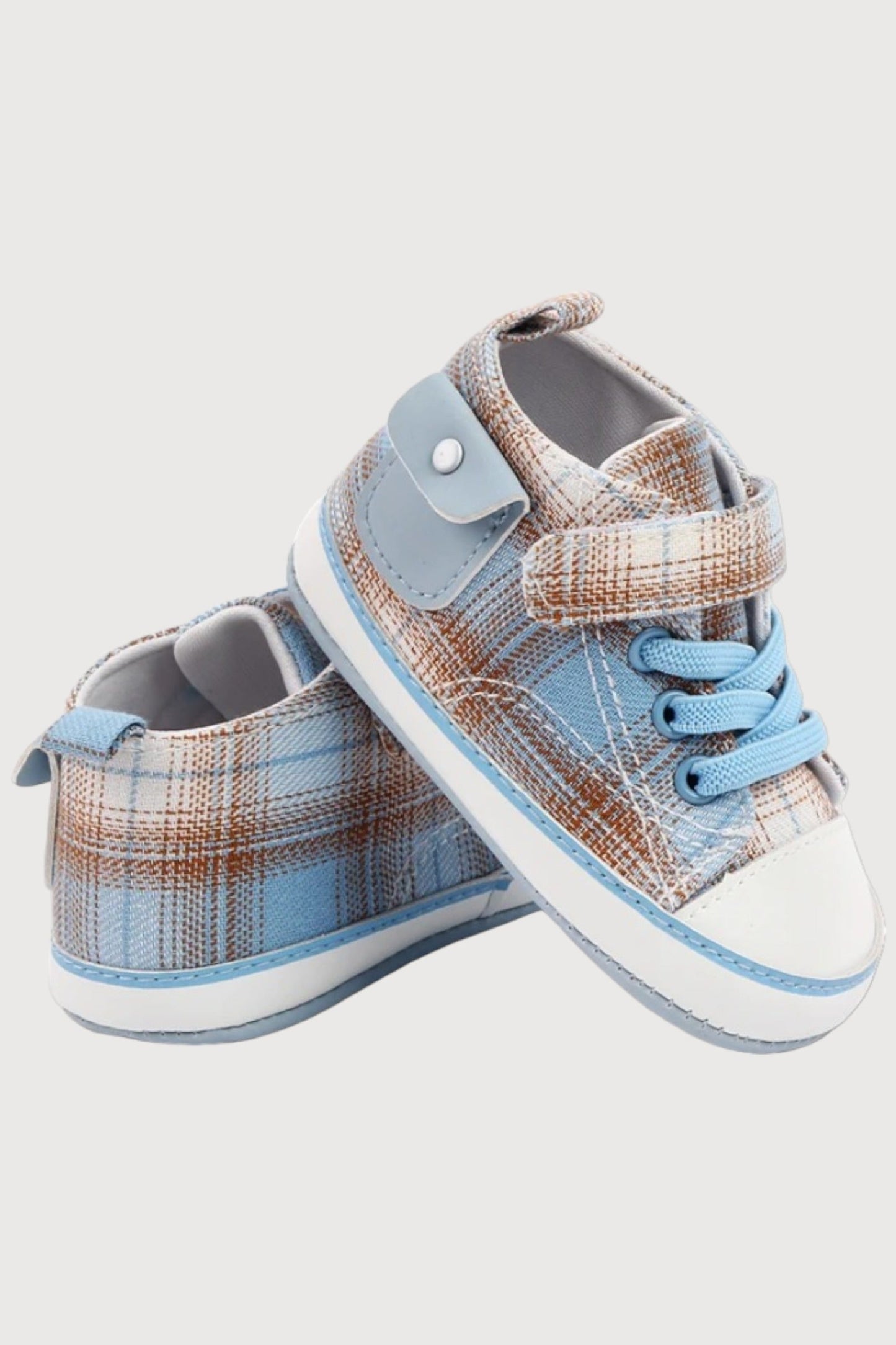 Baby Plaid Canvas Shoes