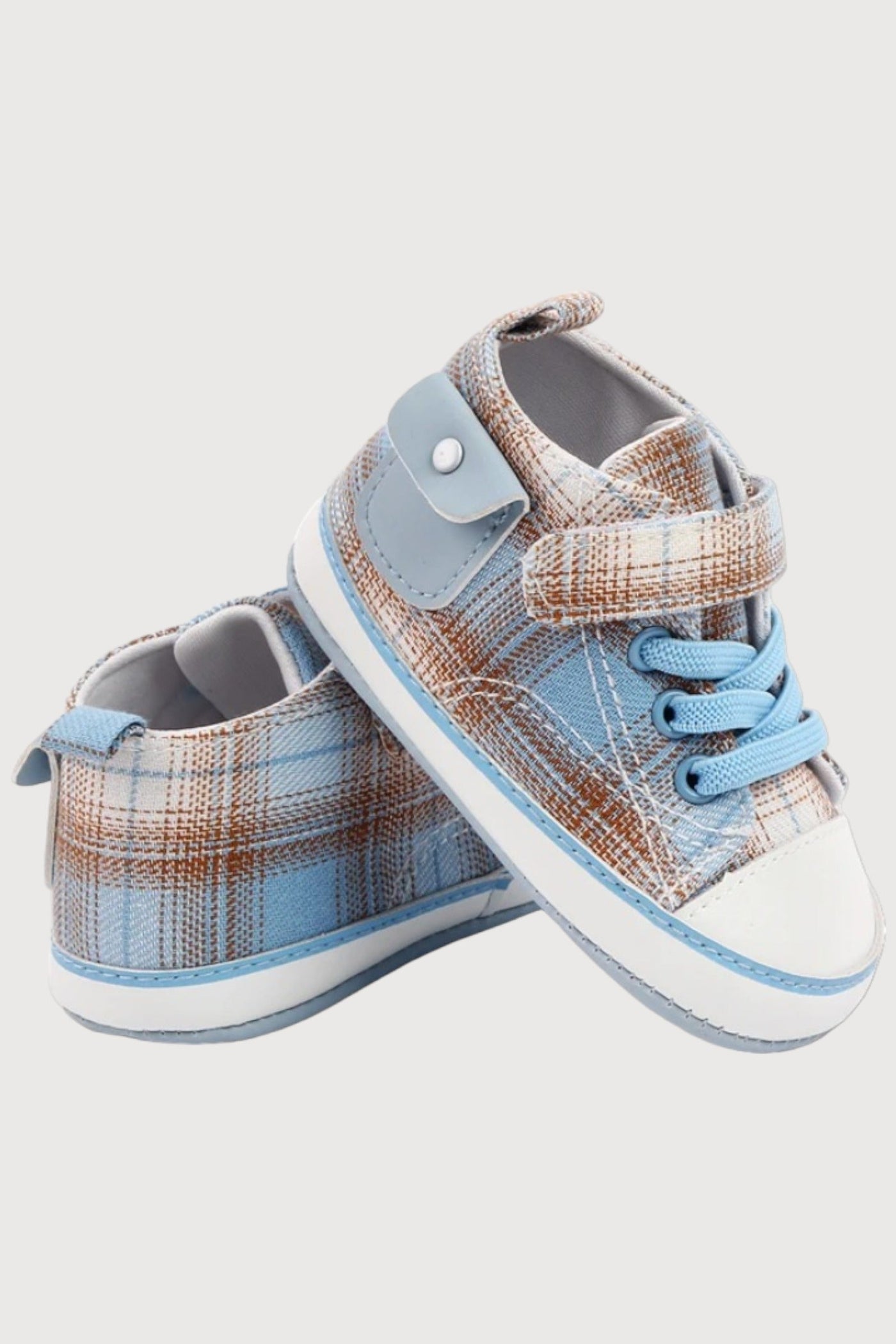Baby Plaid Canvas Shoes
